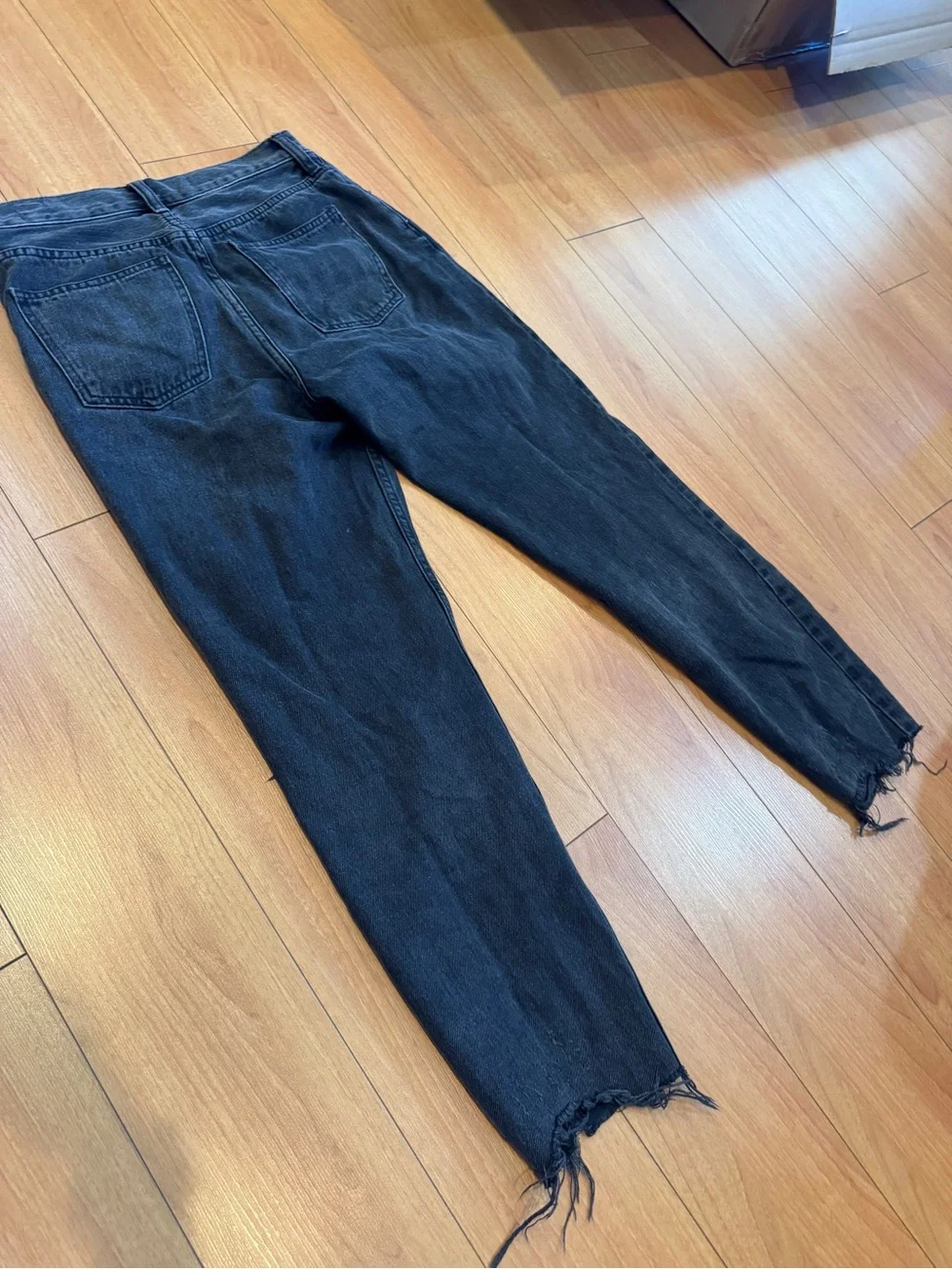 Free people we the free High-Rise Button-Fly Black Jeans